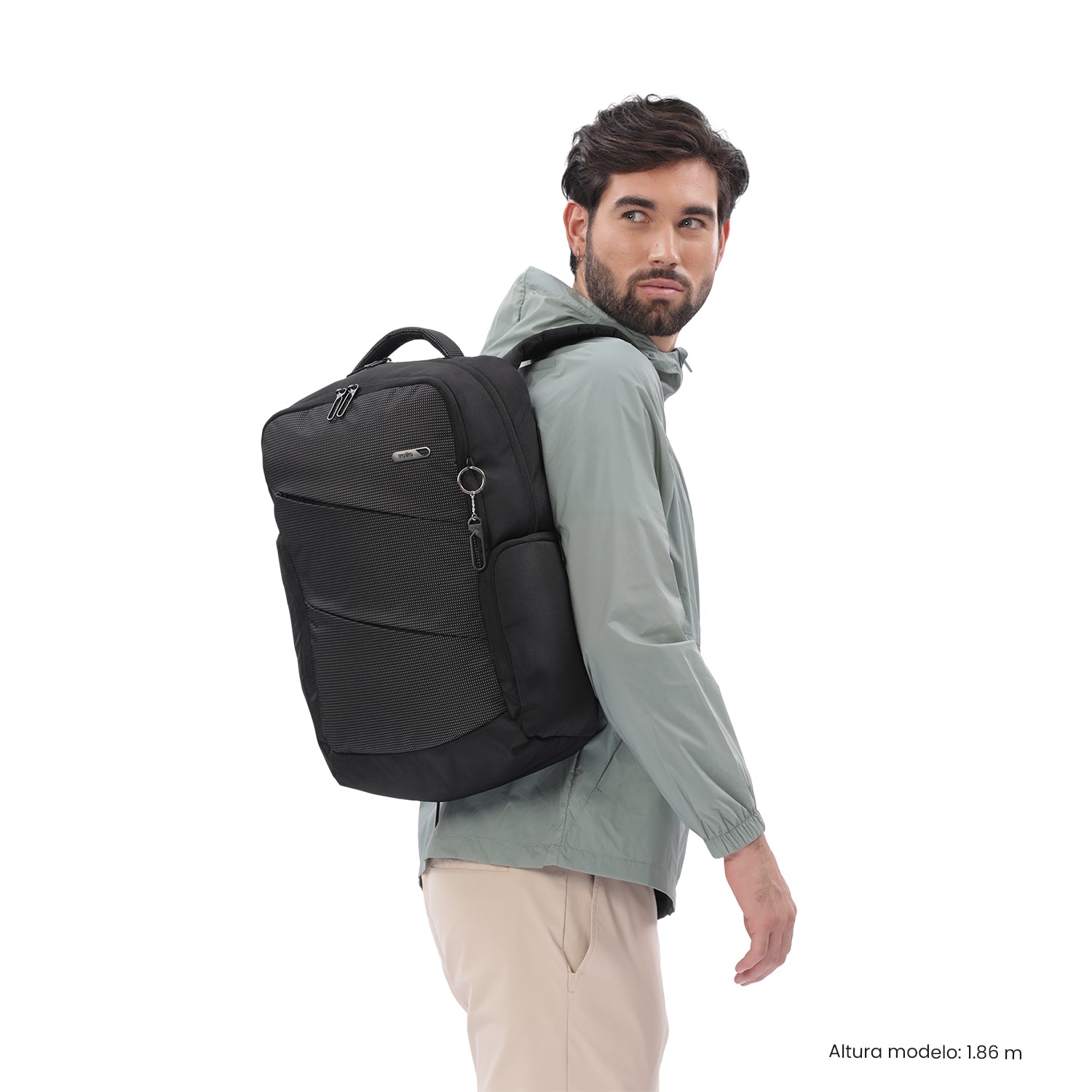 Morral Ejecutivo Porta PC 16" Slant Negro Hombre