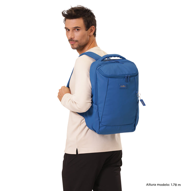 Morral Univertisario Porta PC 16" Storm Azul Hombre