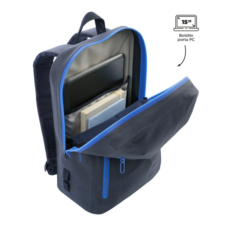 Morral Porta PC 15" Morral Seal Azul Hombre