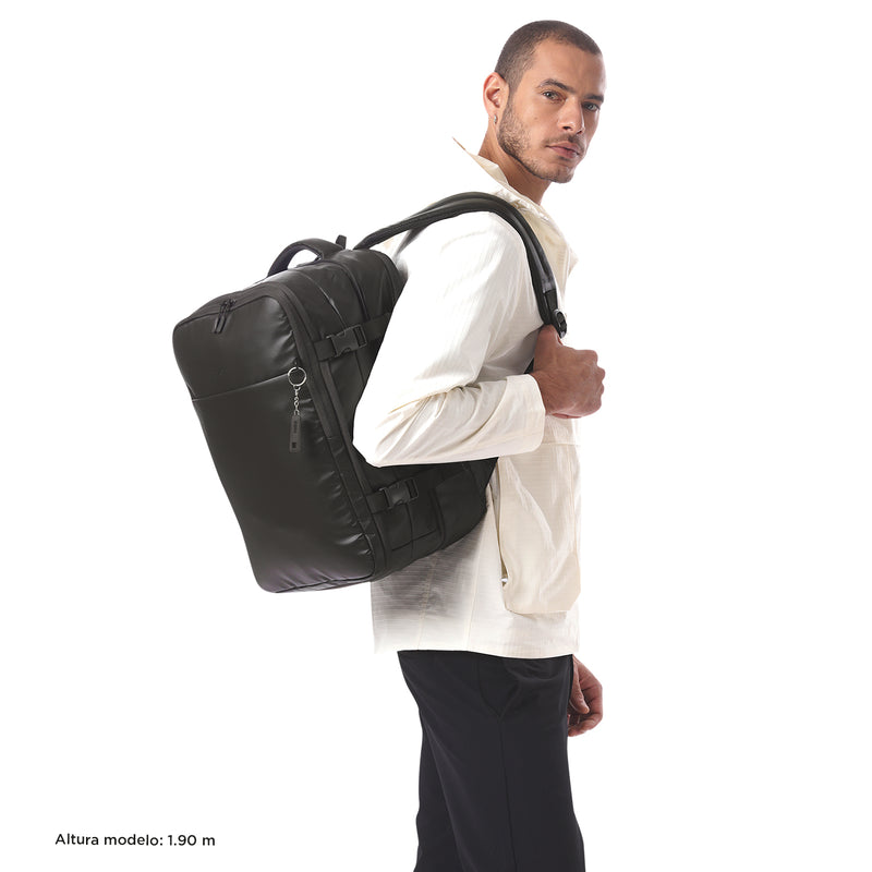 Morral de Viaje Expandible Grow Porta PC 16" Café Hombre