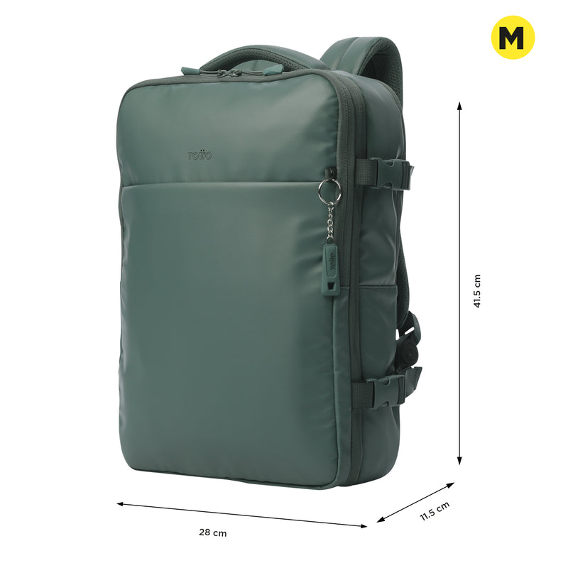 Morral de Viaje Expandible Grow Porta PC 16" Café Hombre
