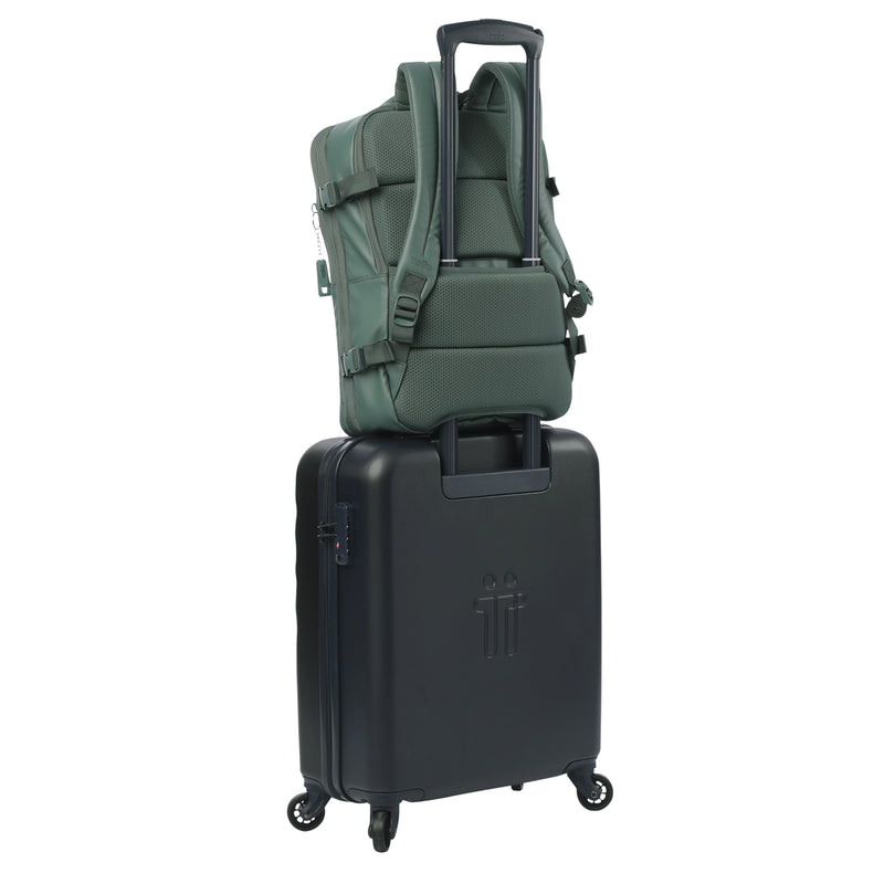 Morral de Viaje Expandible Grow Porta PC 16" Café Hombre