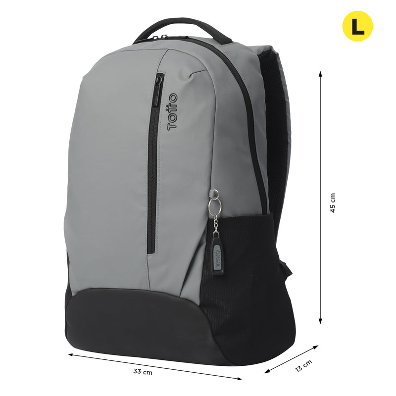 Morral Universitario Detroit Porta PC 16" Gris Hombre