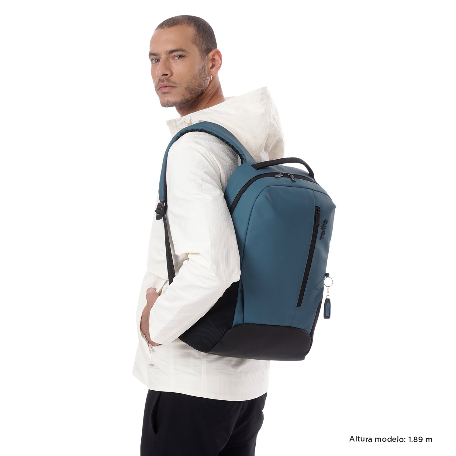 Morral Universitario Detroit Porta PC 16" Azul Hombre