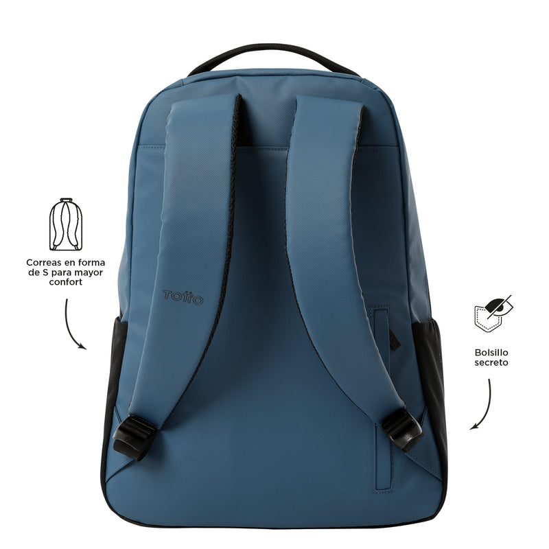 Morral Universitario Detroit Porta PC 16" Gris Hombre