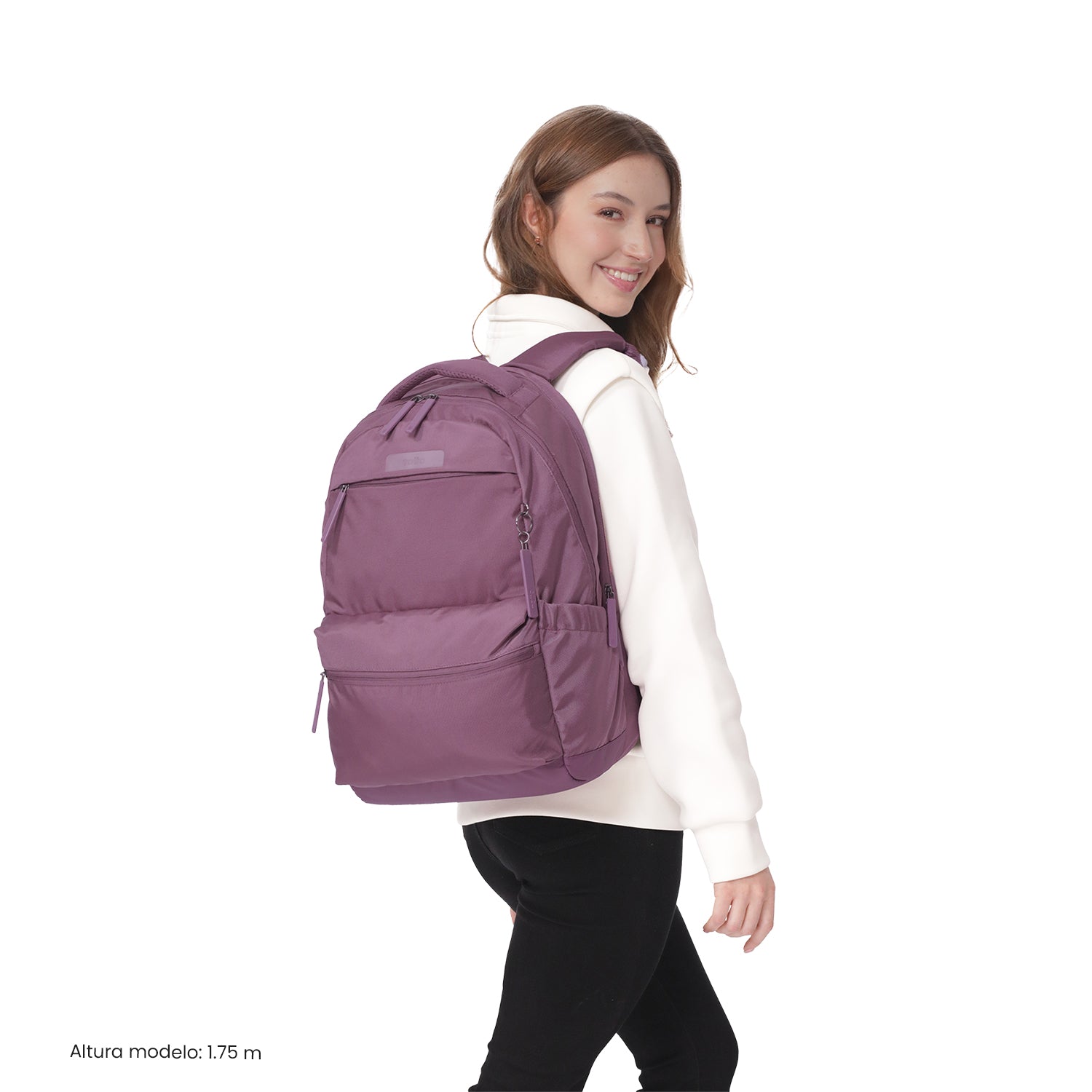 Morral antimpacto Comfort 2.0 Porta PC 16" Morado Mujer