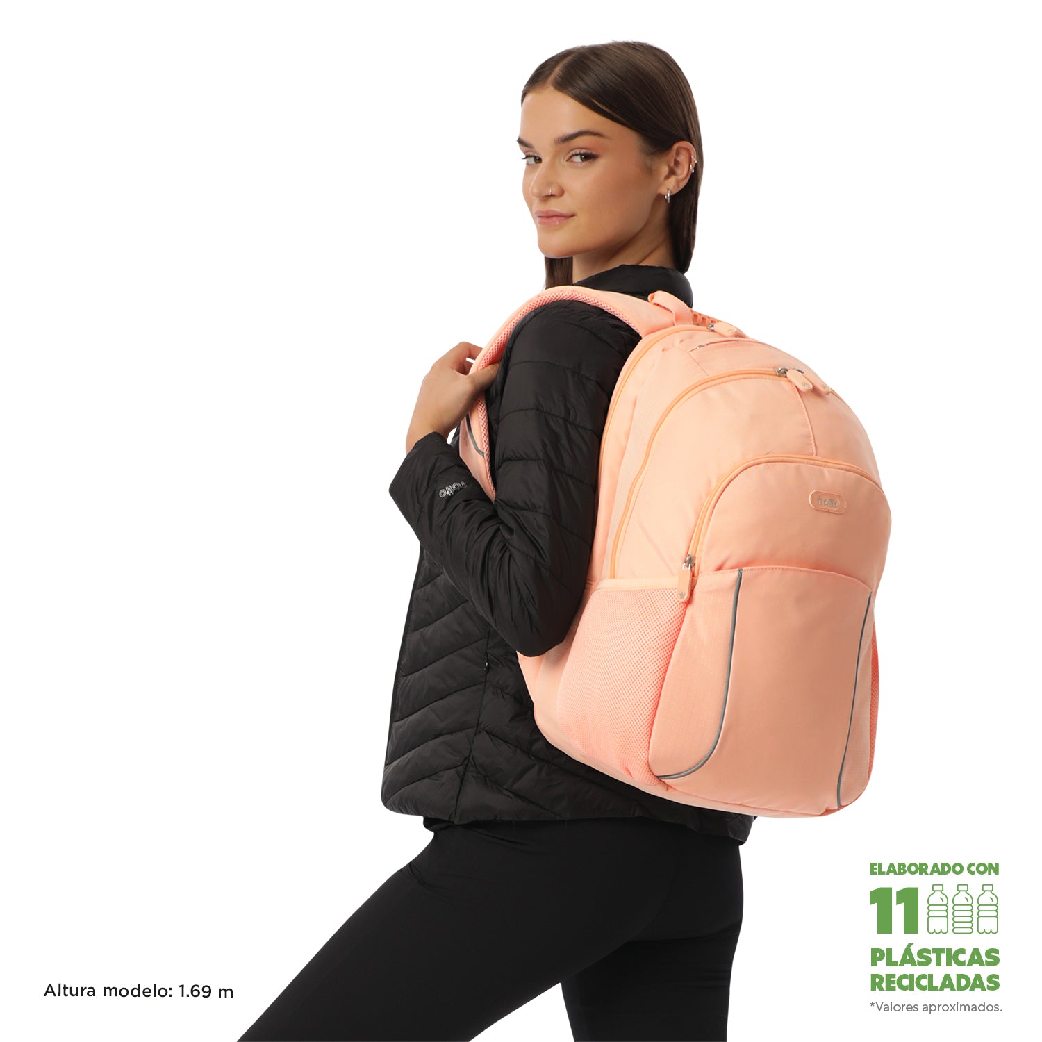 Morral Universitario Porta PC 15.4" Cambri 2.0 Rosado