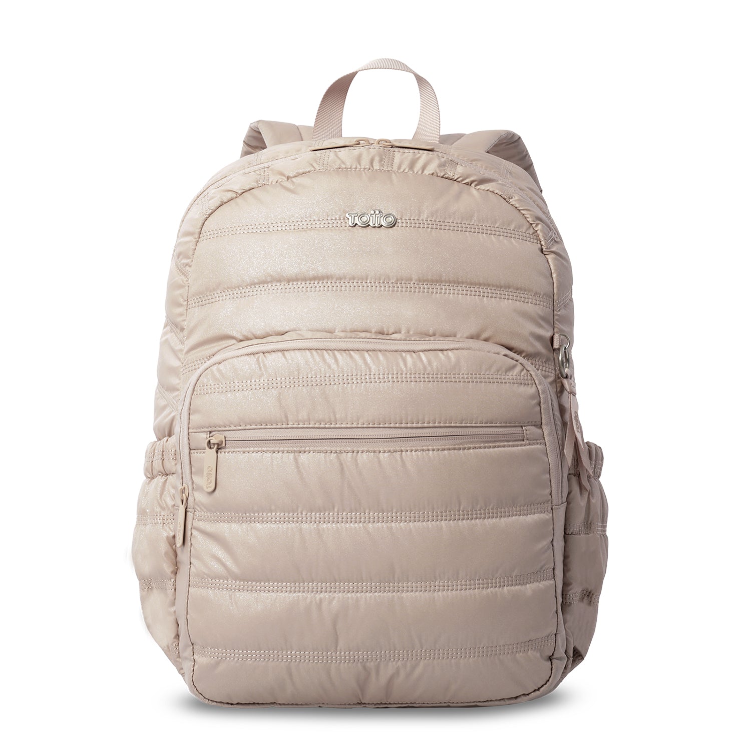 Morral Universitario Moxi Porta PC 15" Beige Mujer