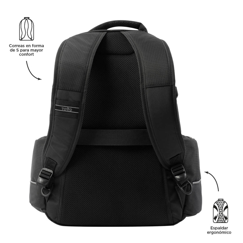 Morral Táctico Viral Polixan 2.0 Negro Hombre