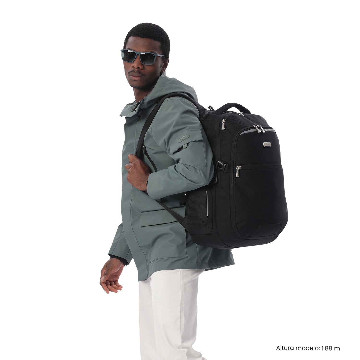 Morral Ejecutivo Porta PC 17" Novixan Negro Hombre