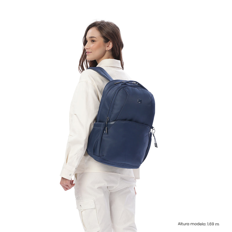 'Morral Ejecutivo Porta PC 16"  Roxanne Azul Mujer