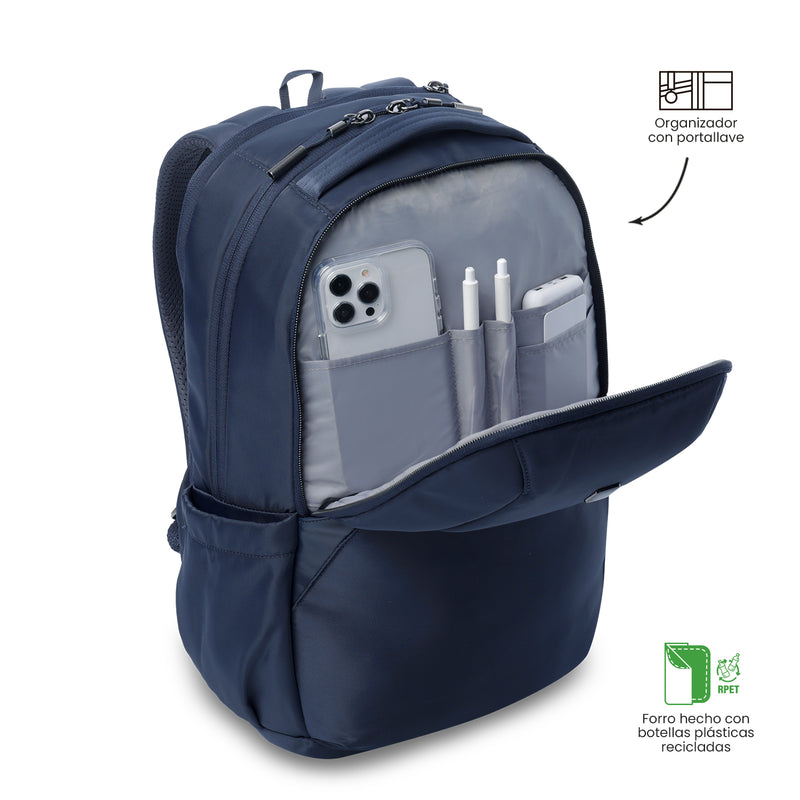 'Morral Ejecutivo Porta PC 16"  Roxanne Azul Mujer