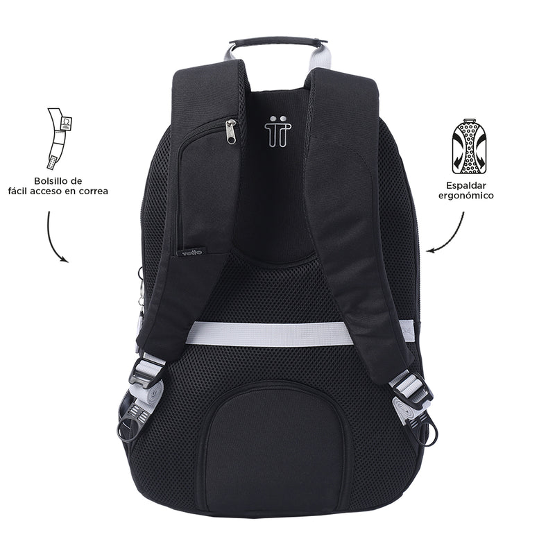 Morral Ejecutivo Porta PC 15.4" Krimmler 2.0 Negro Unisex