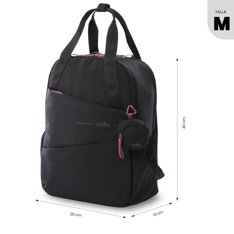 'Morral Universitario Porta PC 15.4" Suzuka Negro Mujer