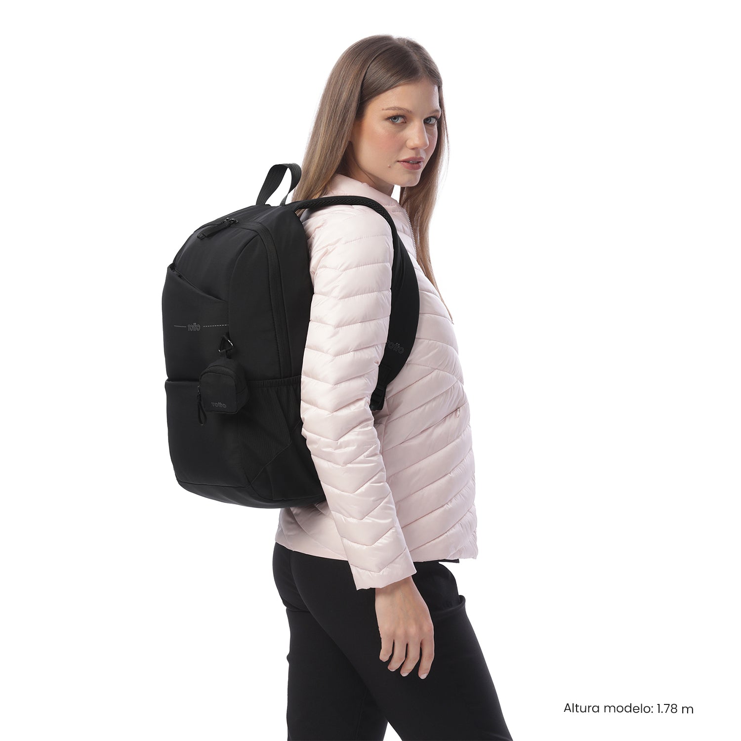 Morral Universitario Porta PC 16" Suzuka Negro Mujer