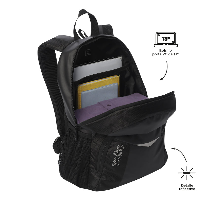 Morral Universitario Teck 2.0 Porta PC 13" Azul Hombre