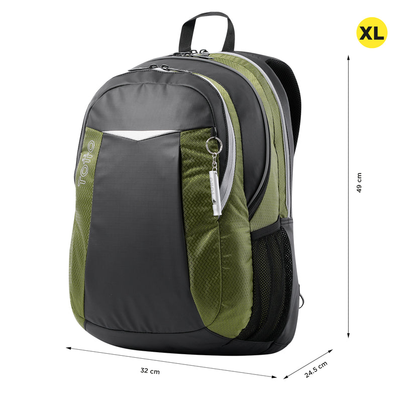 Morral Universitario Porta PC 15.4" Titanio 2.0 Verde Hombre