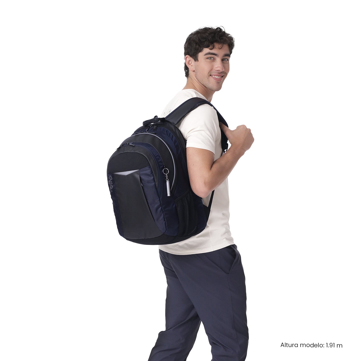 Morral Universitario Teck 3.0 Porta PC 15" Azul Hombre