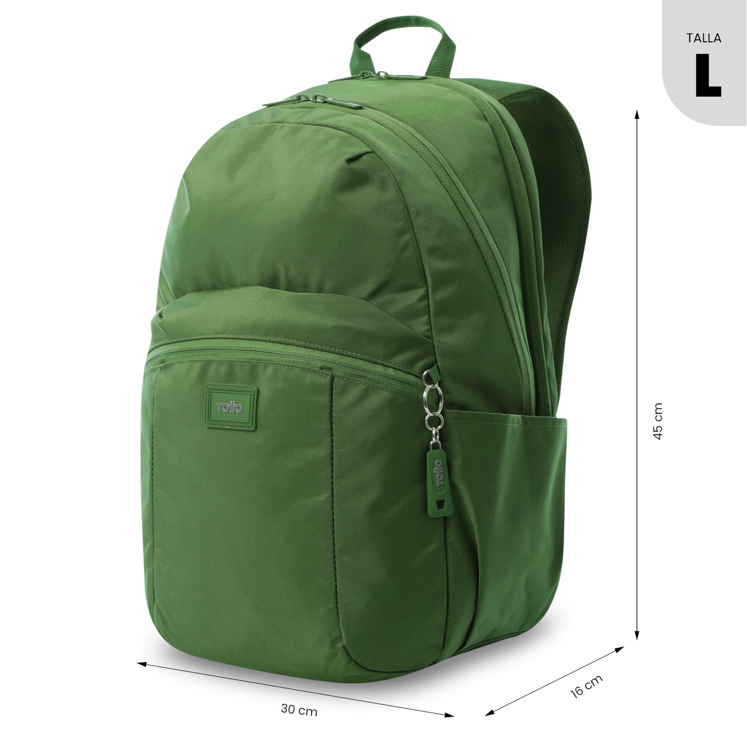 'Morral Universitario Porta PC 15.4" Trik Grande Verde Hombre