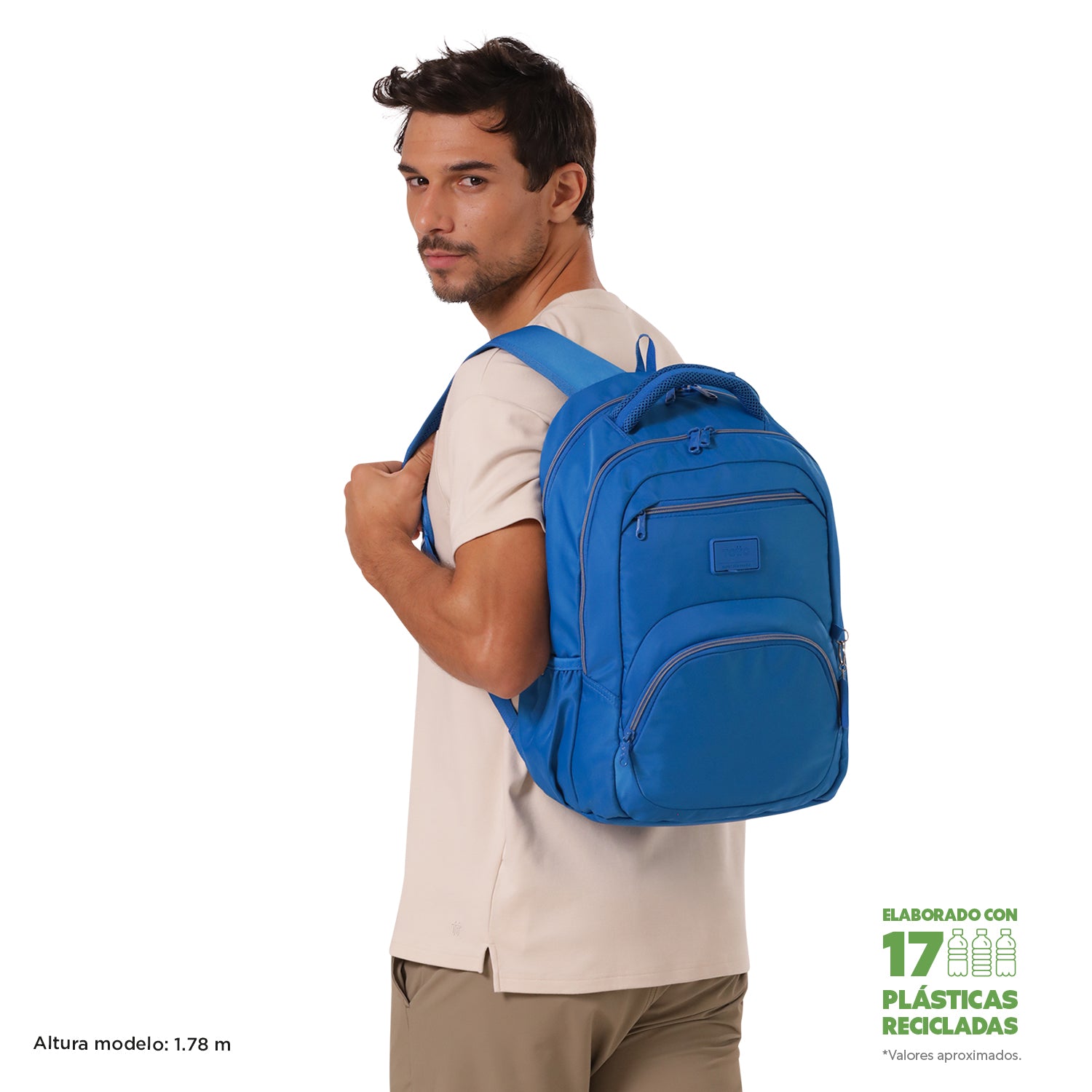 Morral Univertisario Porta PC 14" Tracer 4 Azul