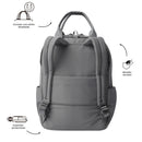 Morral Ejecutivo Porta PC14" Toscana Gris Mujer