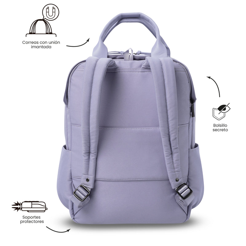 'Morral Ejecutivo Porta PC 14" Toscana Morado Mujer