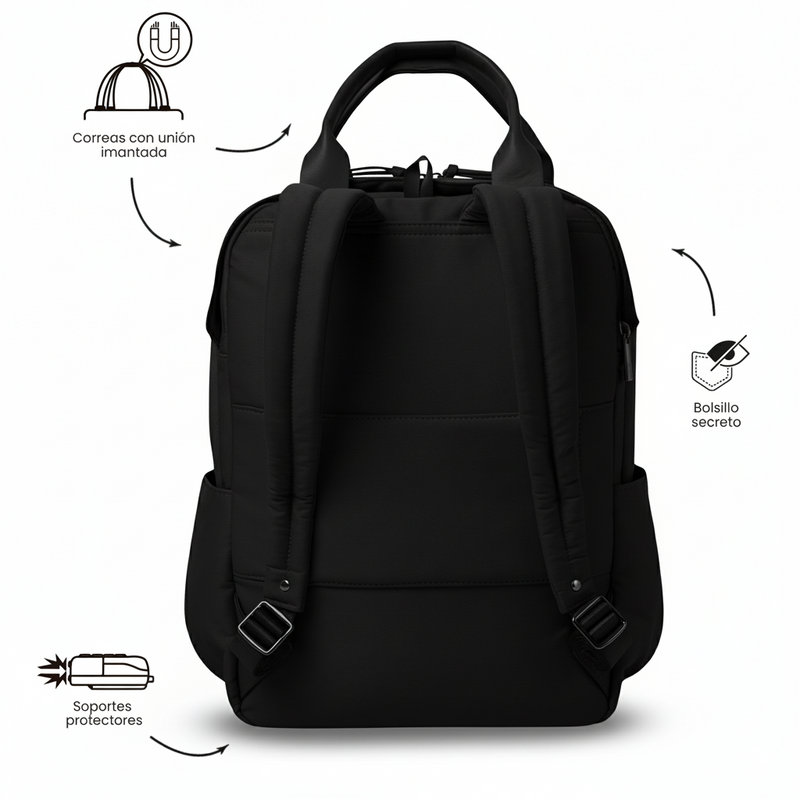 Bolso dama toscana negro