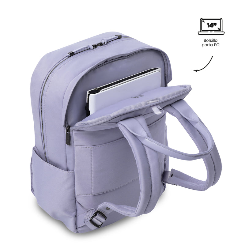 'Morral Ejecutivo Porta PC 14" Toscana Morado Mujer