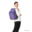 Morral universitario porta pc 14" misisipi morado