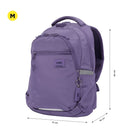 Morral universitario porta pc 14" misisipi morado