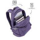 Morral universitario porta pc 14" misisipi morado