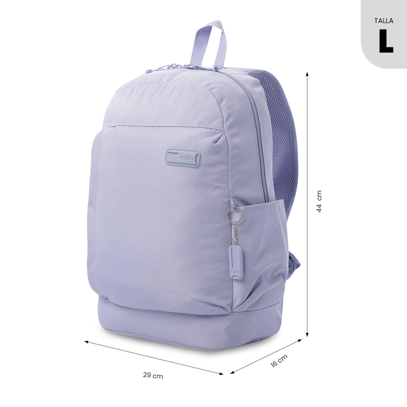 'Combo Juvenil X 3 Morral Porta PC 14" + Lonchera + Cartuchera Yuno Morado