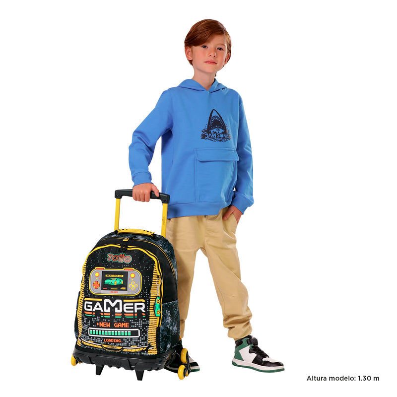 Bolsa Mochila Con Rueda Niño Bolsos Totto Niño Mochilas Totto