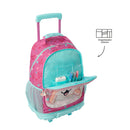 Morral con ruedas Niña Doggy Love Grande Rosado