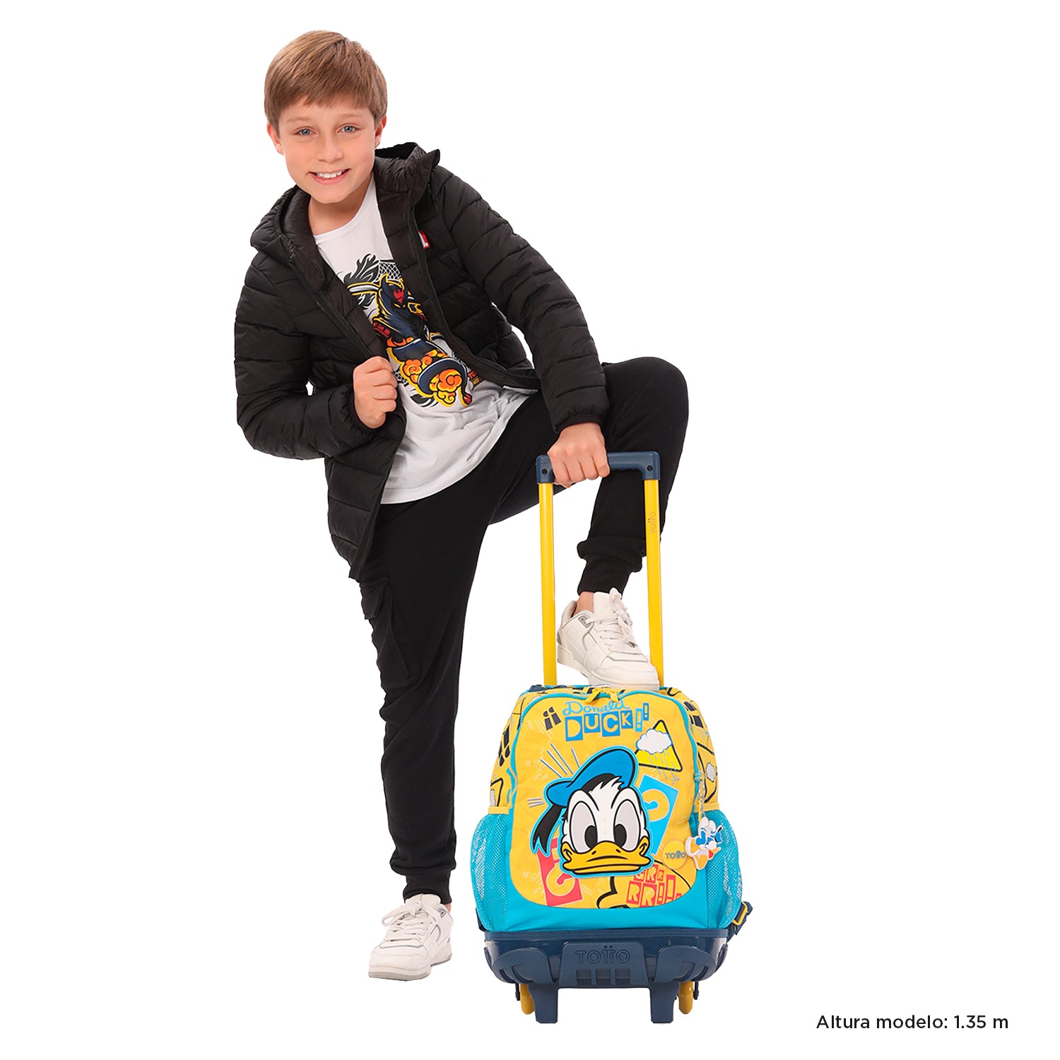 MORRAL RUE BOMPER DONALD - color: amarillo - talla: m