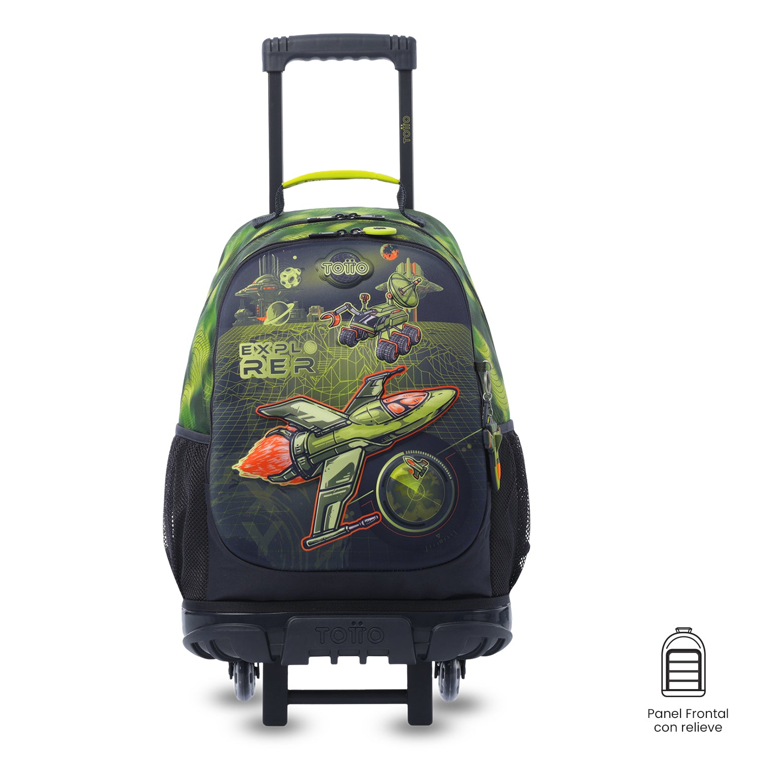 Maleta para Niño con ruedas Explorer Ship Grande Verde