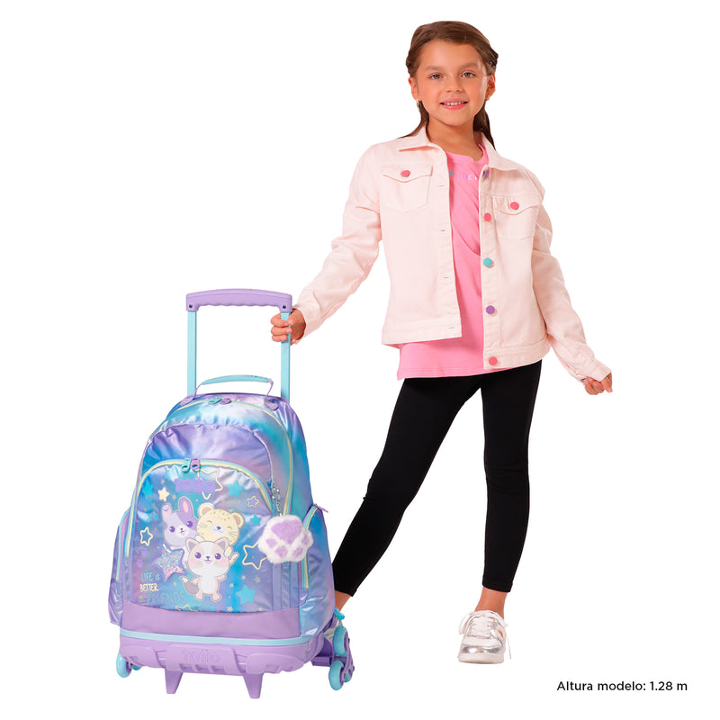 Morral ruedas Niña 3 Rue Bomper Friends L Morado