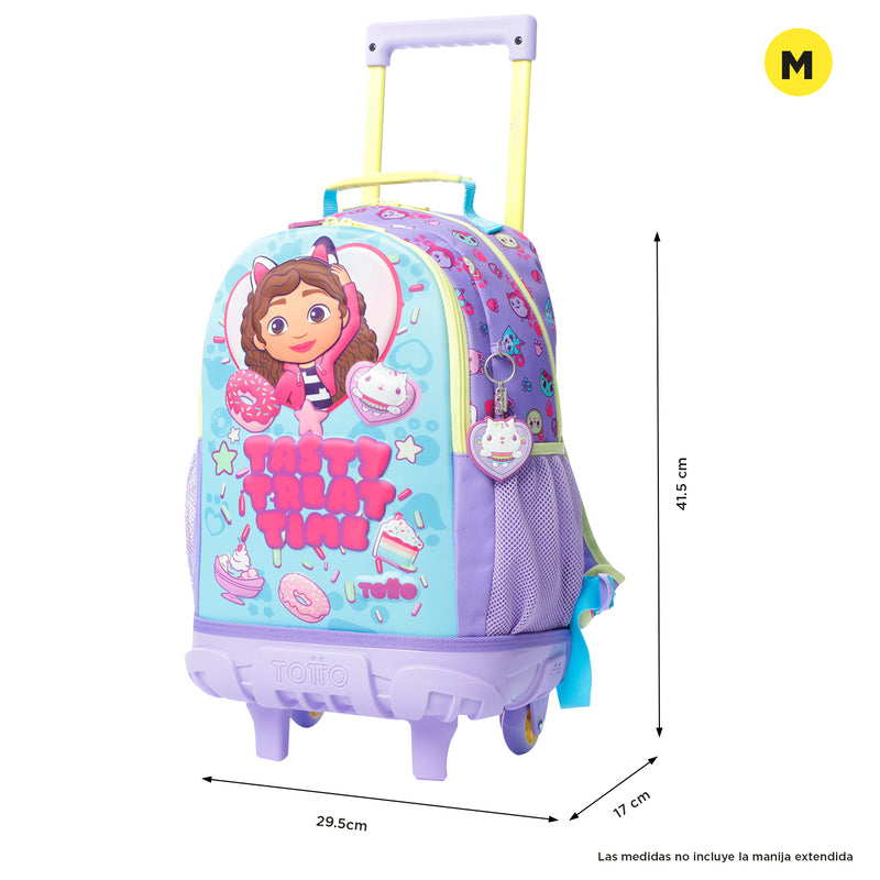 Morral ruedas Niña Gabby Doll House  M Azul