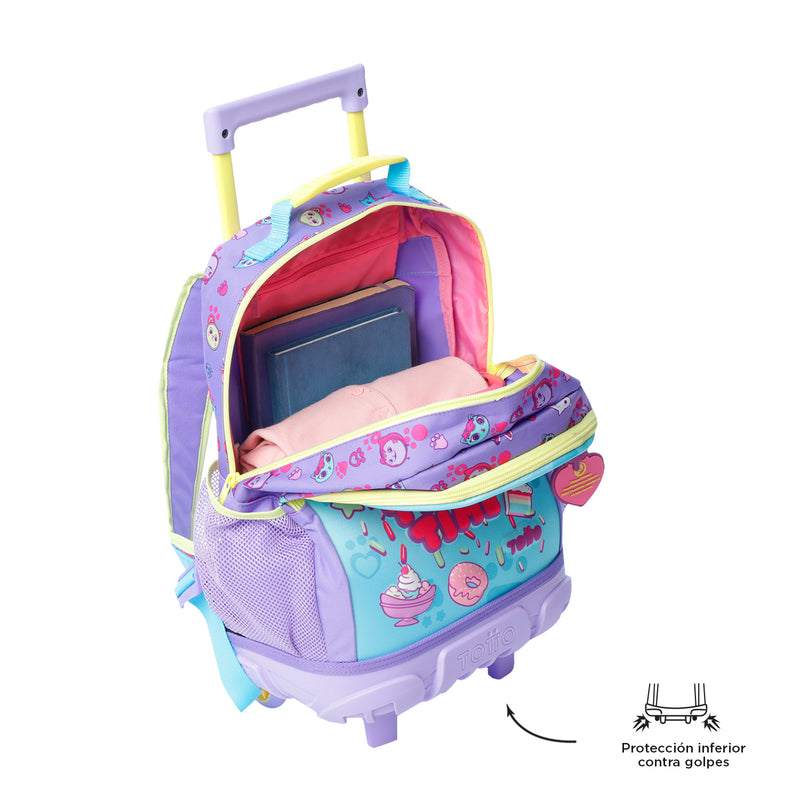 Morral ruedas Niña Gabby Doll House  M Azul