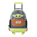 Morral con ruedas Niño Grogu School M Gris