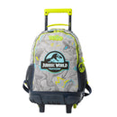 Morral con ruedas Niño Jurassic World Mediano Gris