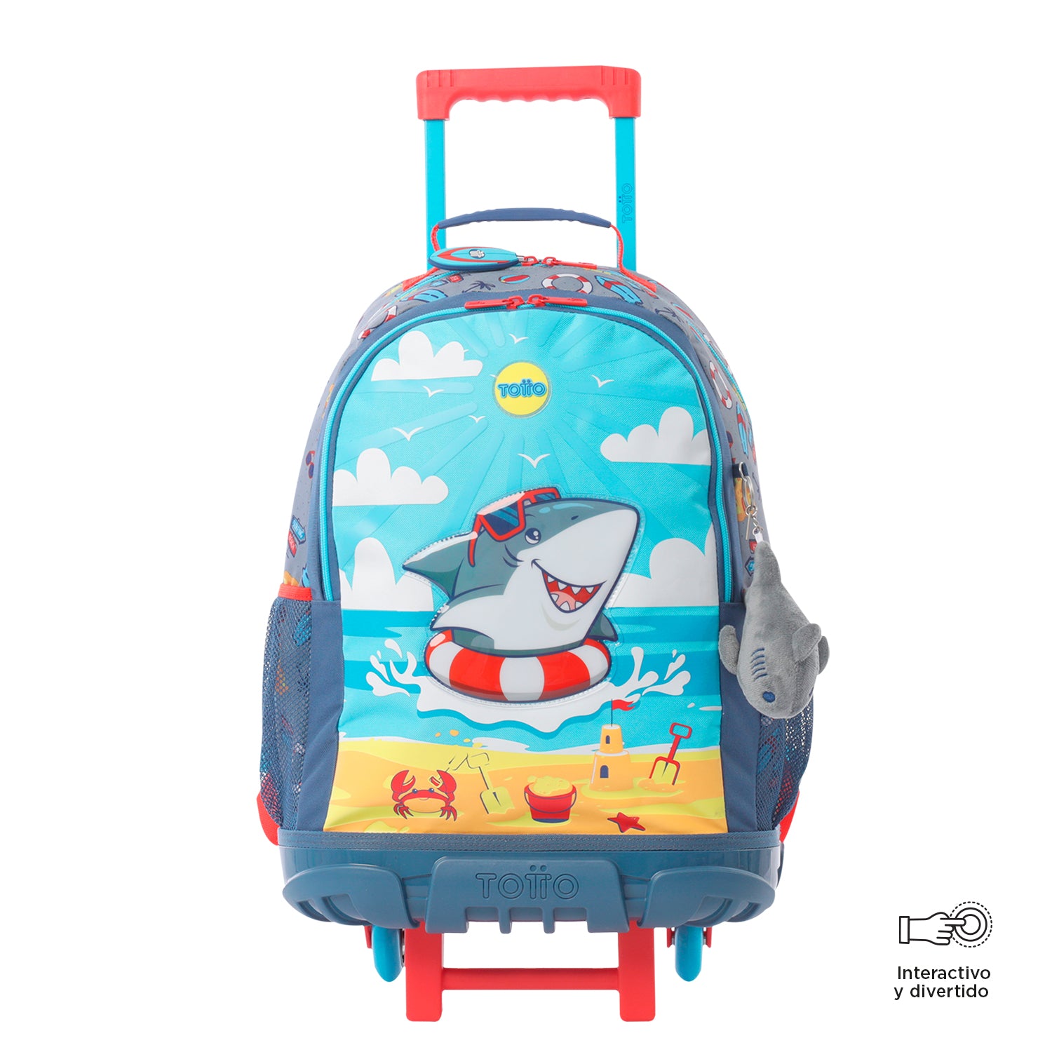 Morral ruedas Niño Little Surfer L Gris