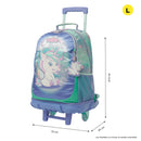 Morral con ruedas Niña Magic Dreams Grande Verde