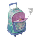 Morral con ruedas Niña Magic Dreams Grande Verde