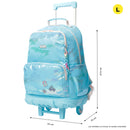 Morral con ruedas Niña Majestic L Azul