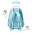 Morral con ruedas Niña Majestic L Azul