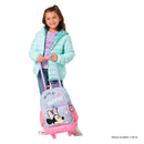 Morral con ruedas Niña Minnie Mediano Gris