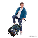 Morral con ruedas Niño Monster Race Grande Negro