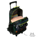 Morral con ruedas Niño Monster Race Grande Negro