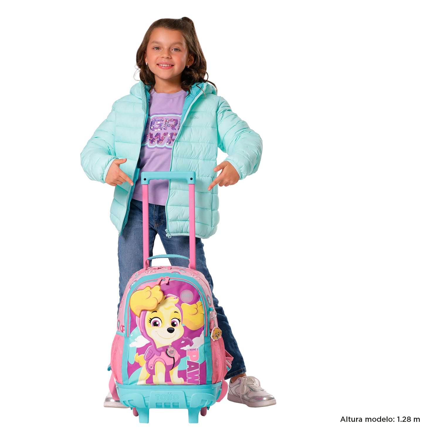 Morral ruedas Niña Paw Patrol Skye M Rosado